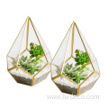 Cheap glass vase geometric glass vase/glass vases hanging